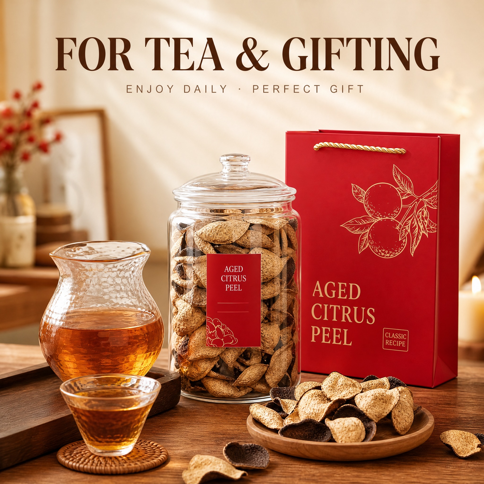 [主图-5] 茶饮与礼赠场景图，主题为For Tea & Gi… - 图片创意预览