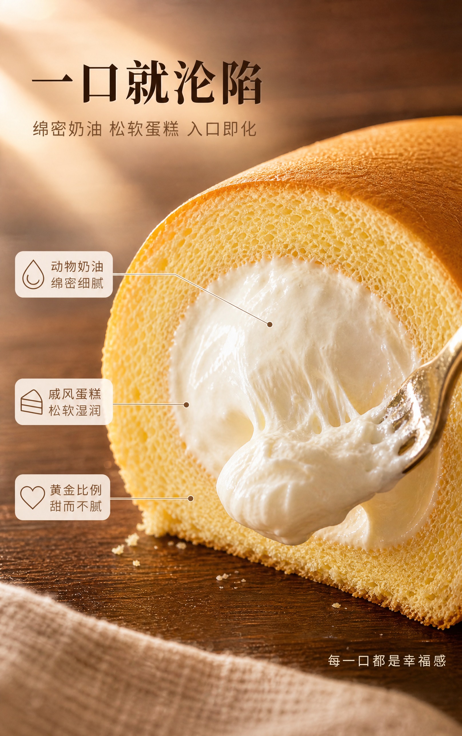[商品] 使用【图1】切半法式香缇瑞士卷；保留金黄色蛋糕外皮、… - 图片创意预览