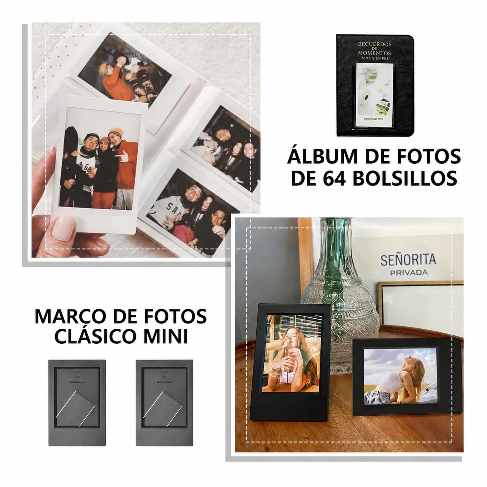 将图片里除产品本身的instax、mini这些品牌产品英语以外… - 图片创意预览