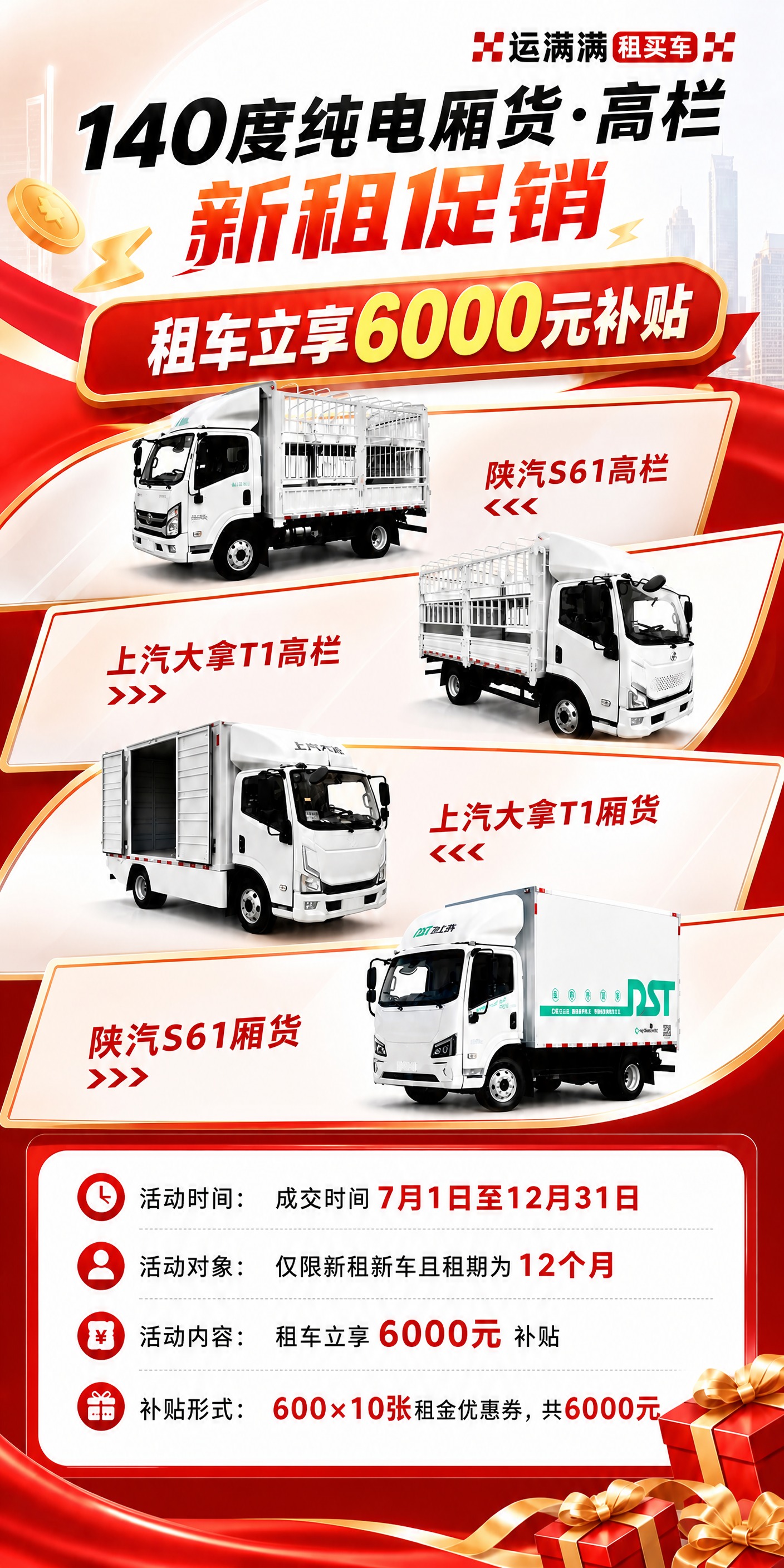 基于上传的海报进行局部修改：删除中间一行的5个车辆卖点图标（2… - 图片创意预览