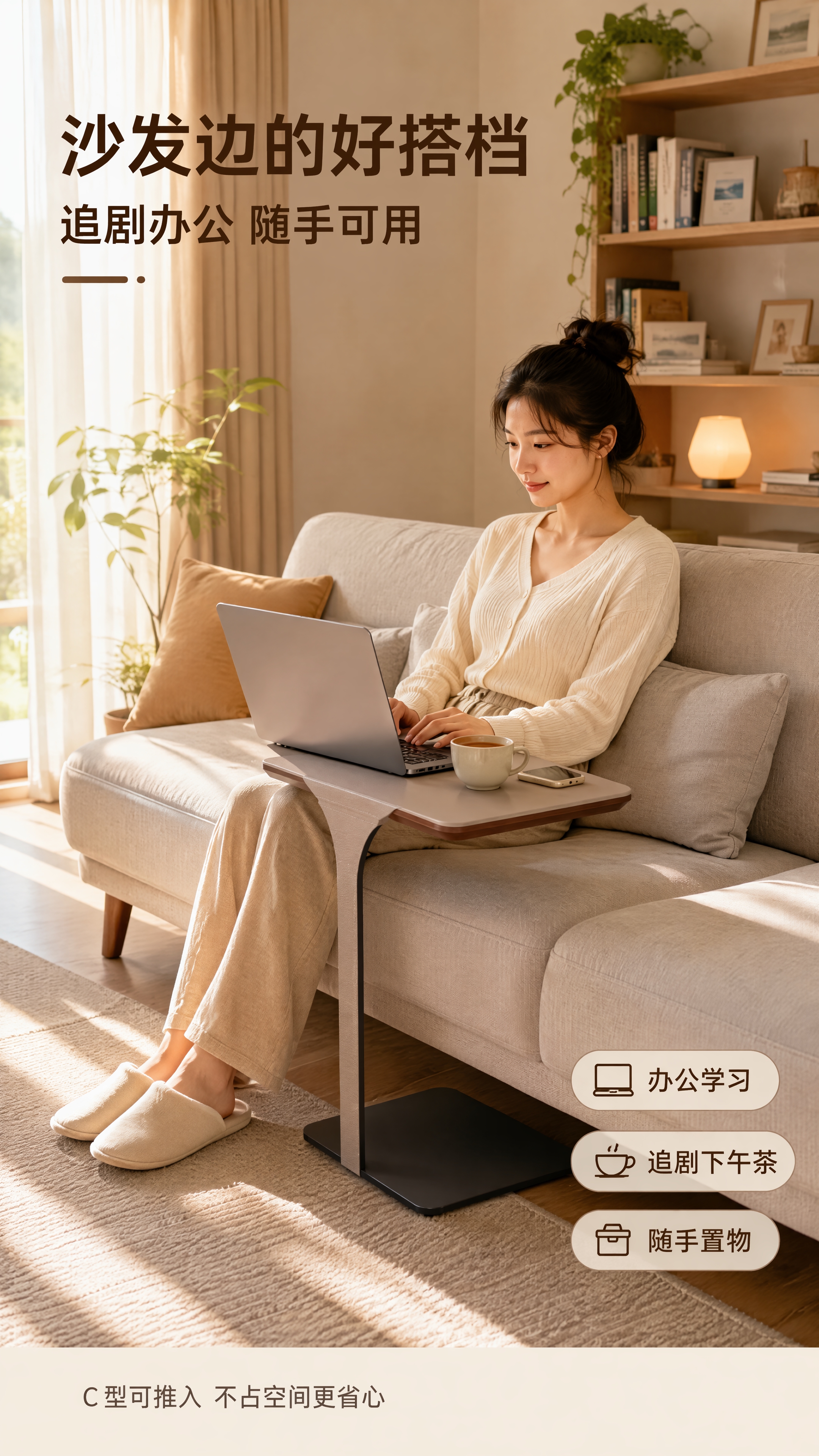 [第5张] 详情页场景使用页-沙发边追剧办公人物互动场景。本张… - 图片创意预览