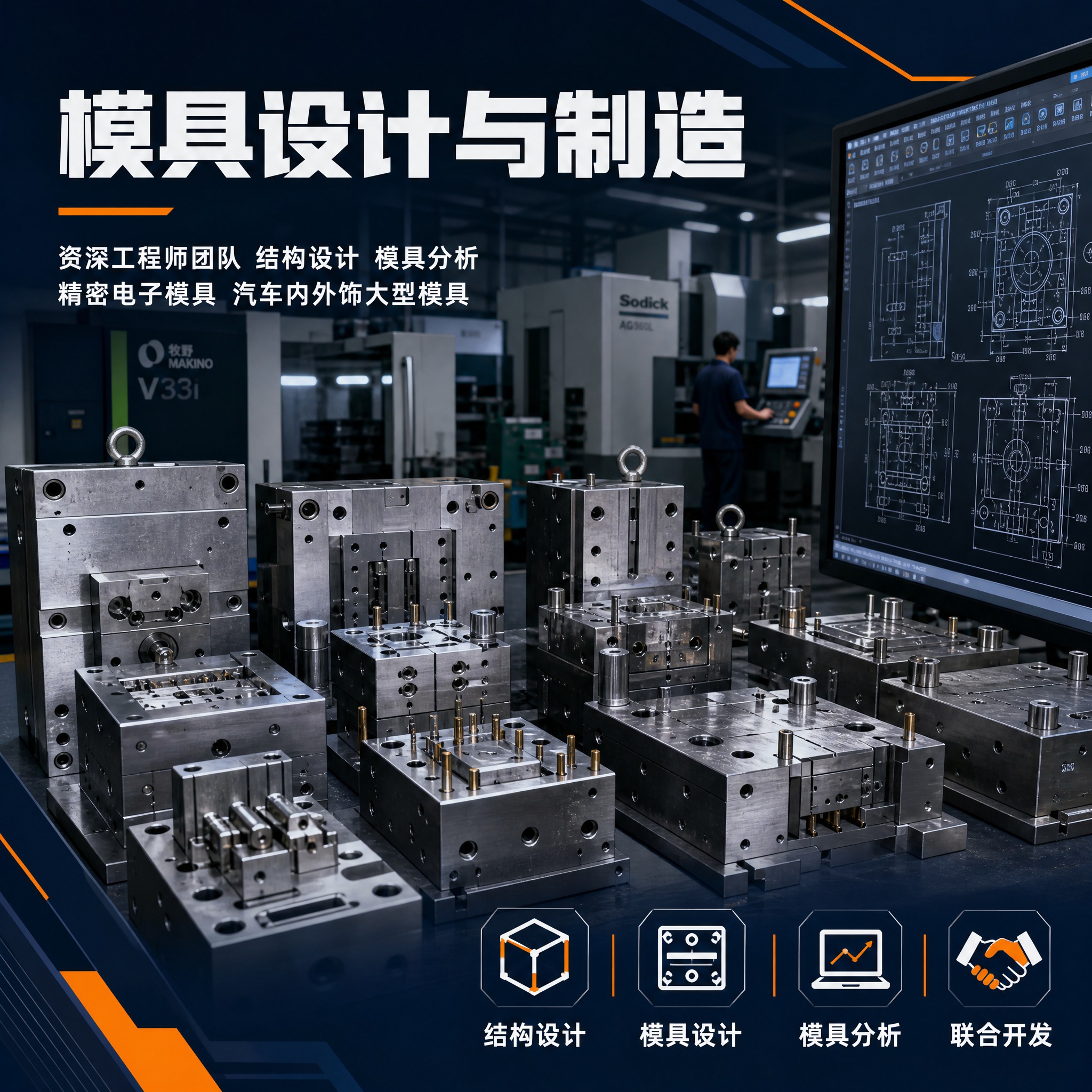 [主图-2] 模具设计与制造 专业能力展示。 [统一基调] 工… - 图片创意预览