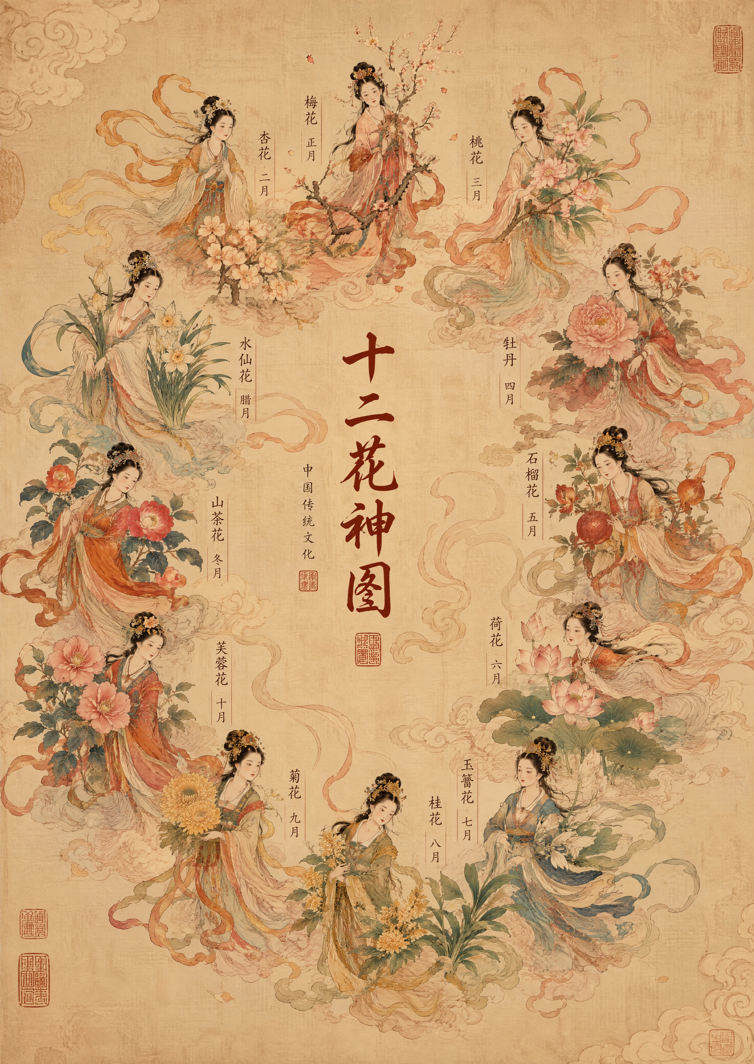 Cover art for "Twelve Flower Fa… - 图片创意预览