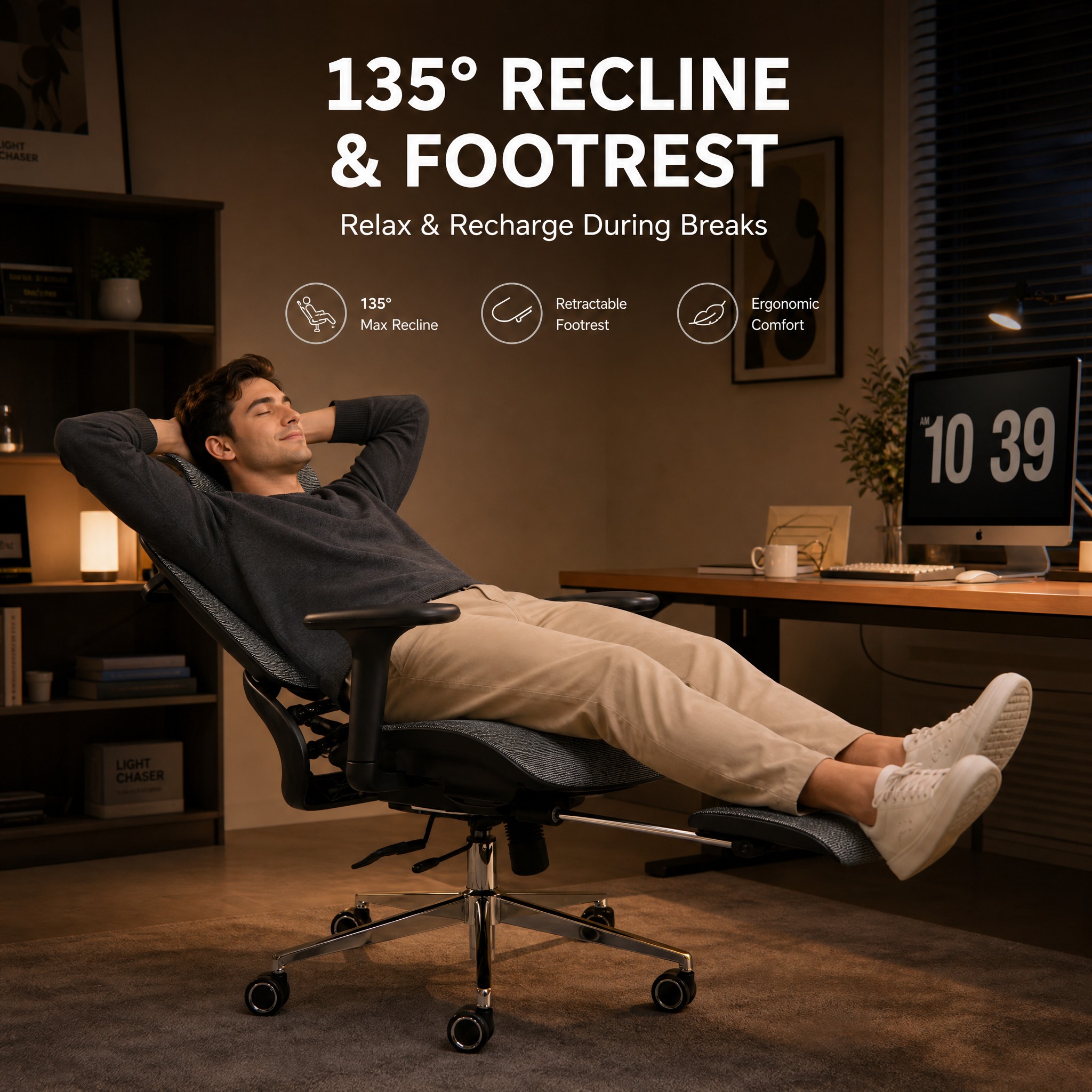 Ergonomic office chair reclinin… - 图片创意预览
