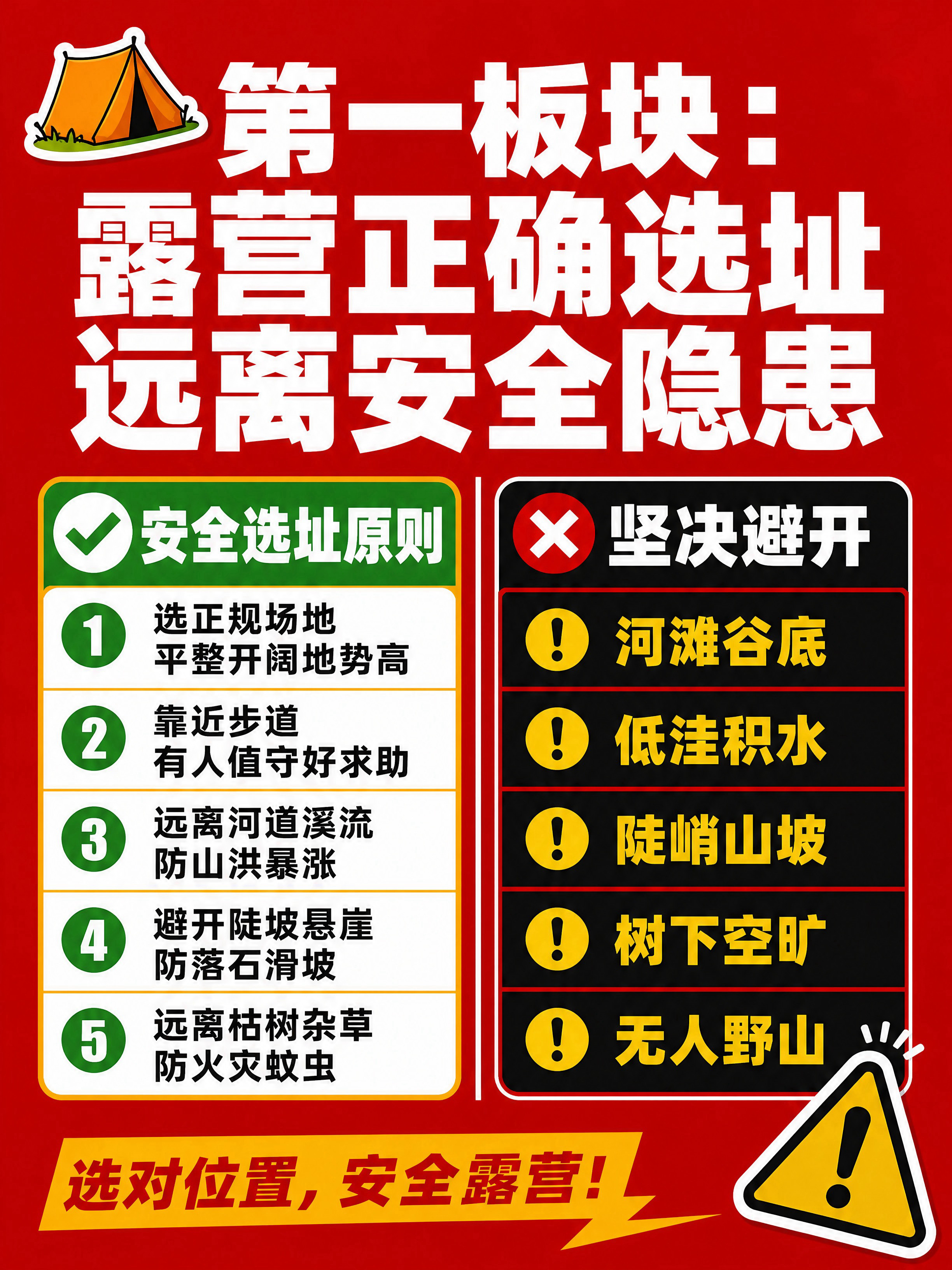 小红书笔记内页配图，纯大字图文排版，高饱和撞色警示风，版式精美… - 图片创意预览