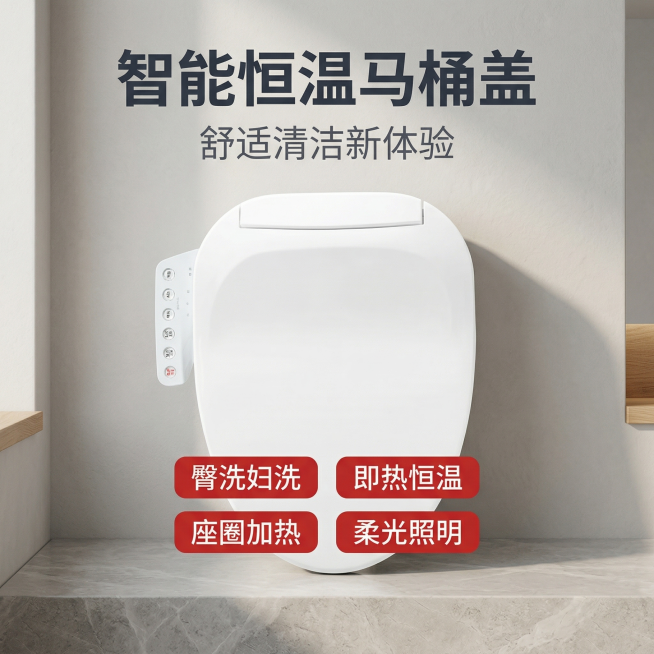 场景是高级感家居风，不用参考图的蓝灰配色预览效果