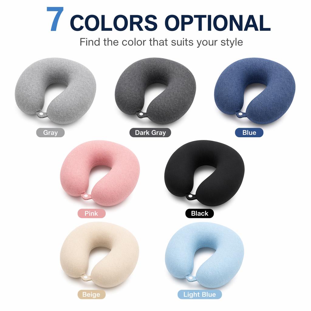 Memory Foam U-Shaped Neck Pillo… - 图片创意预览