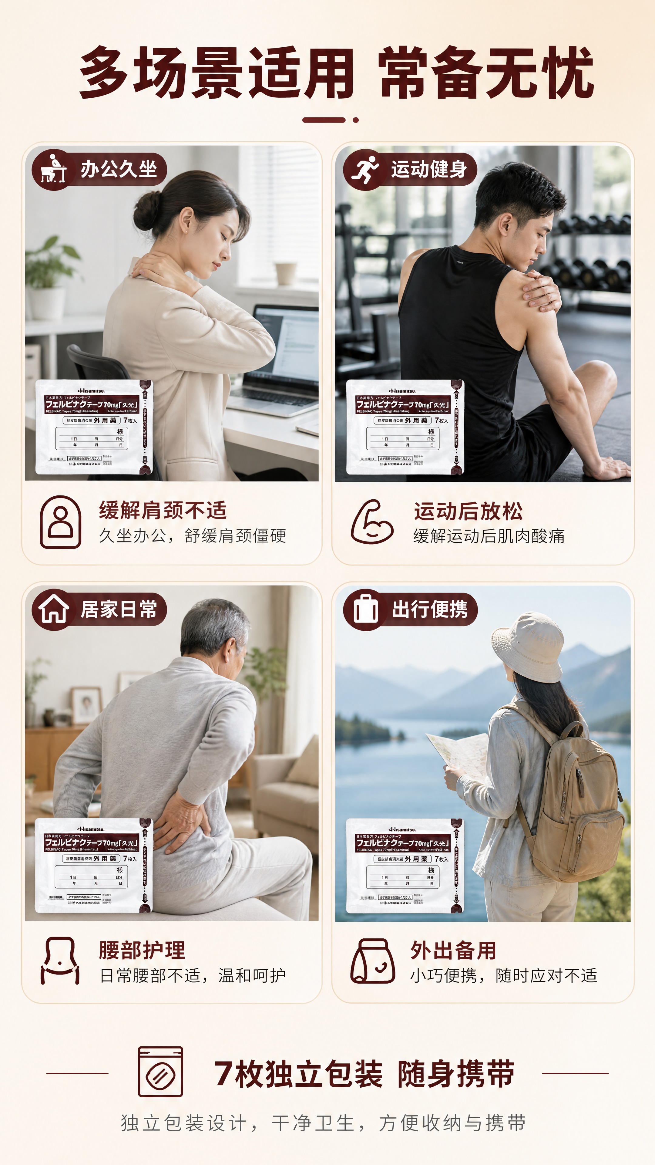[商品] 使用【图1】久光制药联苯乙酸镇痛贴；保留包装原貌，每… - 图片创意预览