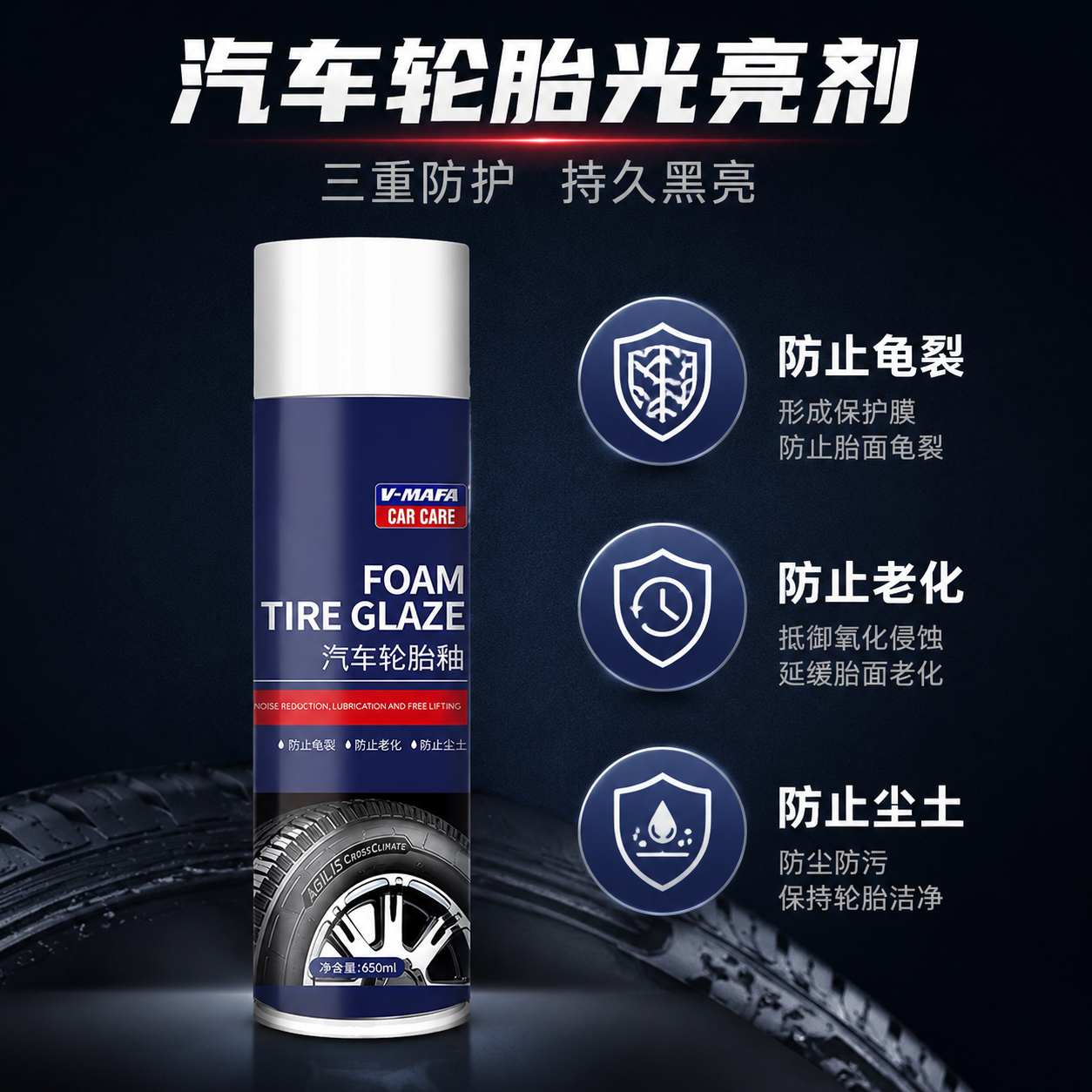 [主图-3] 三大核心卖点功能展示 防止龟裂 防止老化 防止尘… - 图片创意预览