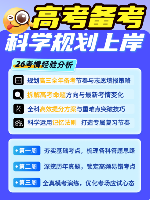 大字高考提分知识分享干货小红书封面预览效果