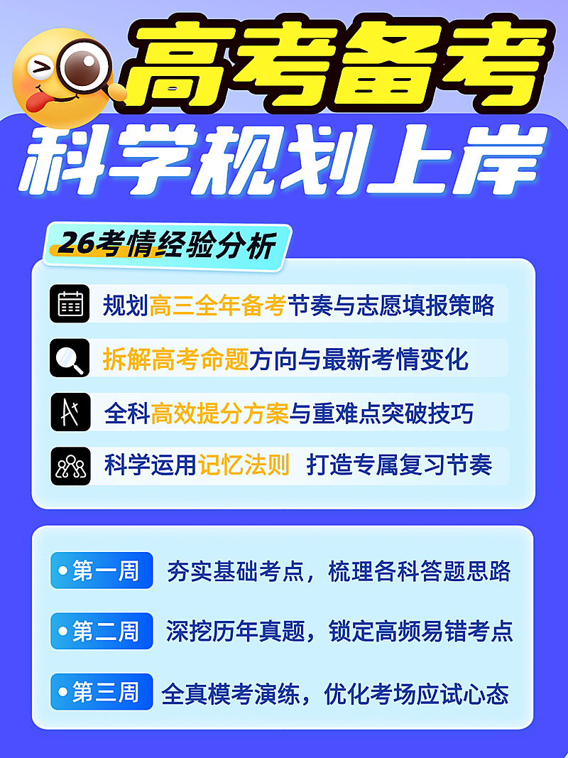大字高考提分知识分享干货小红书封面