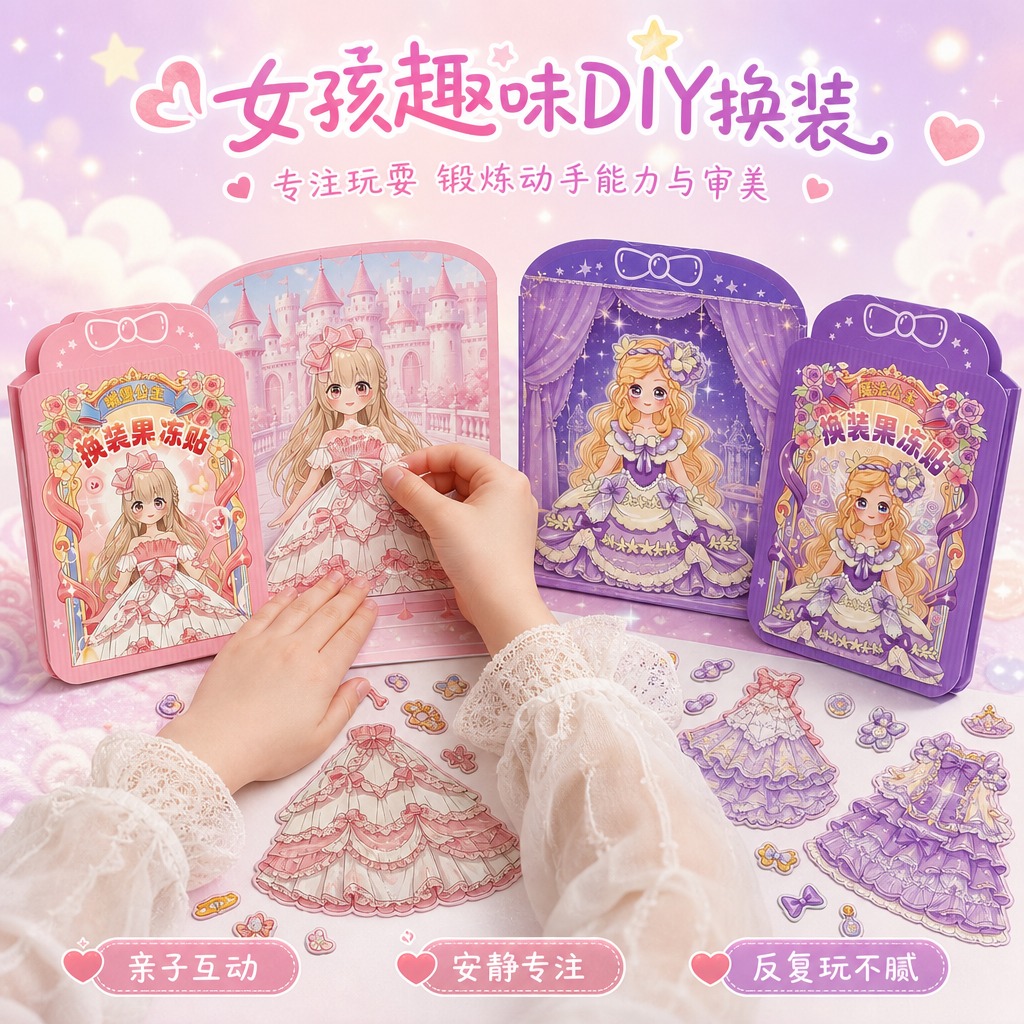 正方形1:1构图，超高清电商主图，糖果梦幻少女风，柔和自然光，… - 图片创意预览
