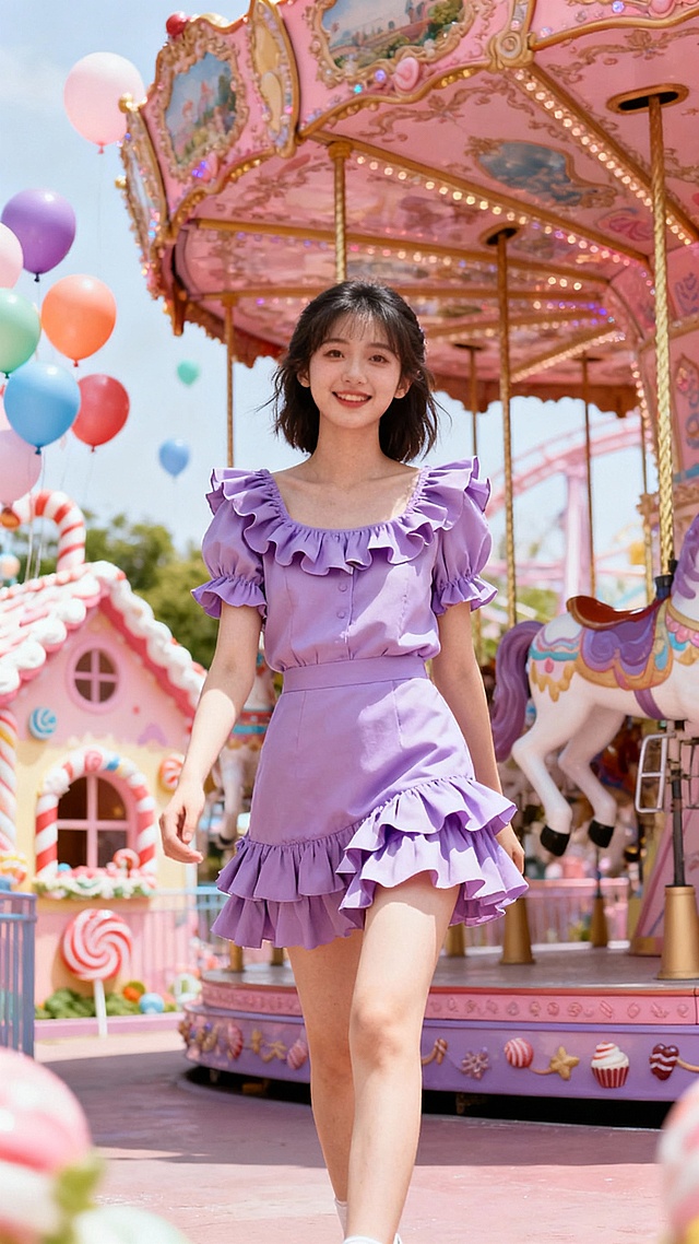 生成30张漂亮小姐姐全身照片，穿超短裙的，单张单张，不要合集