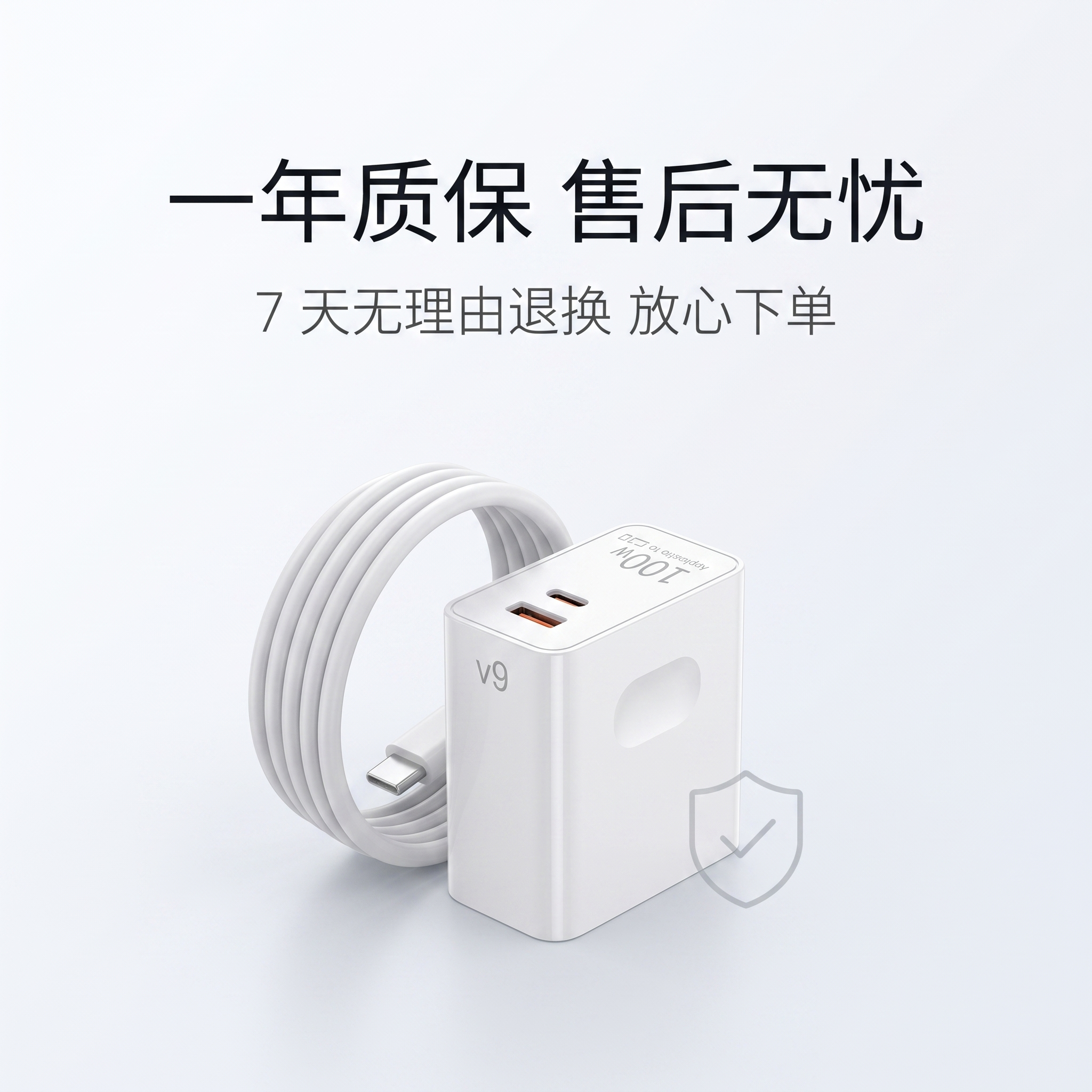 [主图-11] 售后促单收尾图 一年质保售后无忧 7天无理由退… - 图片创意预览