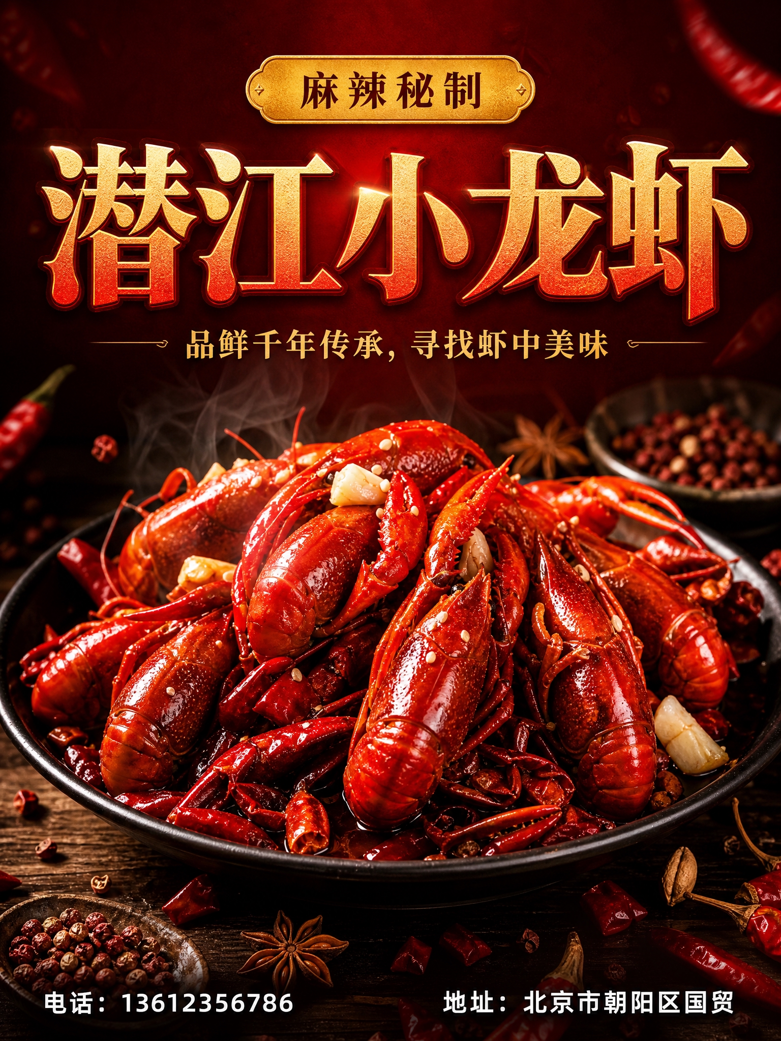 线下餐饮宣传海报，竖版3:4比例，写实商业摄影风格，食欲感强烈… - 图片创意预览