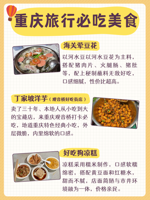 小红书配图旅行碧池美食预览效果