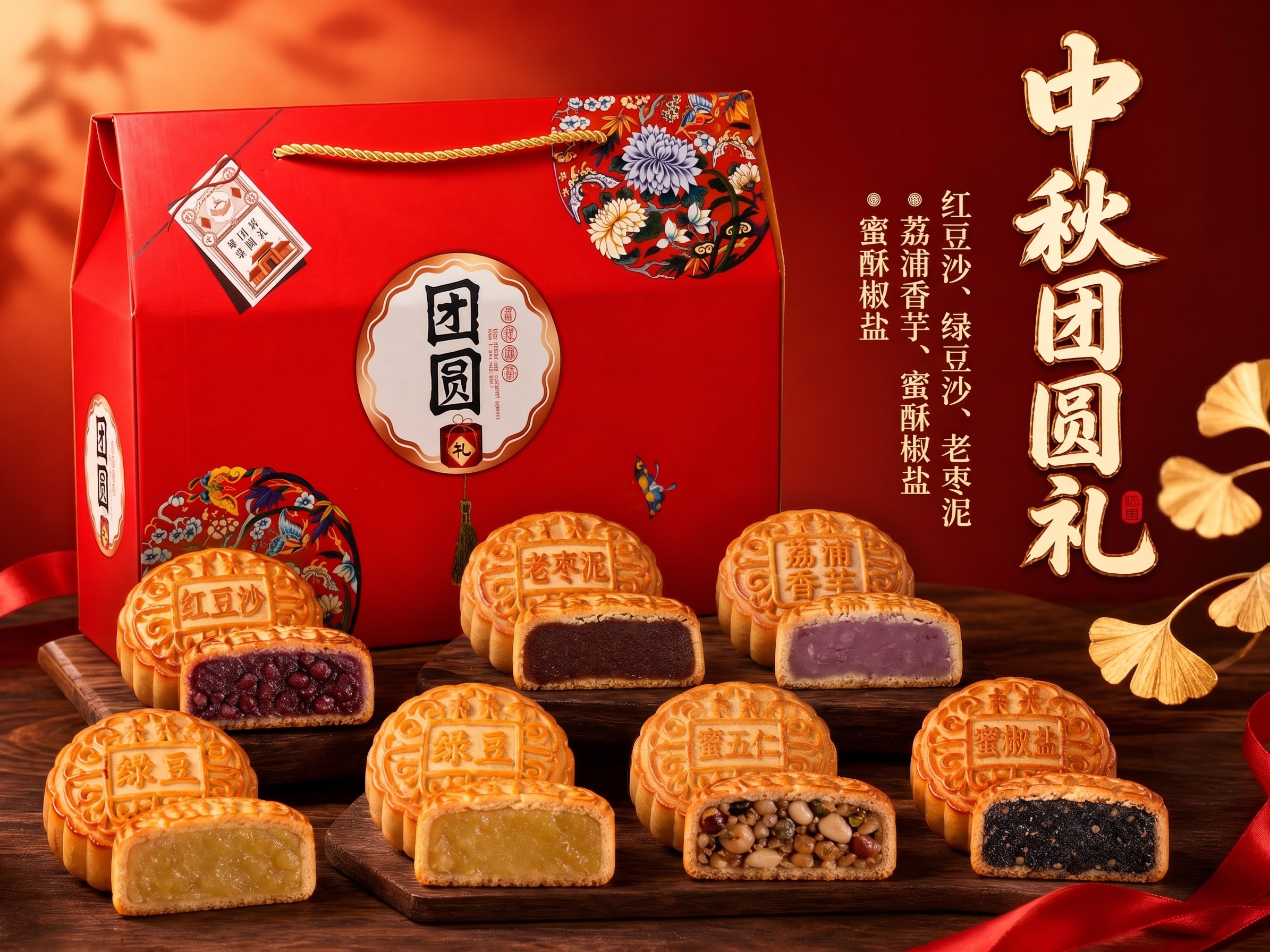 产品名字修改：红豆沙、绿豆沙、老枣泥、荔浦香芋、蜜酥五仁、蜜酥… - 图片创意预览