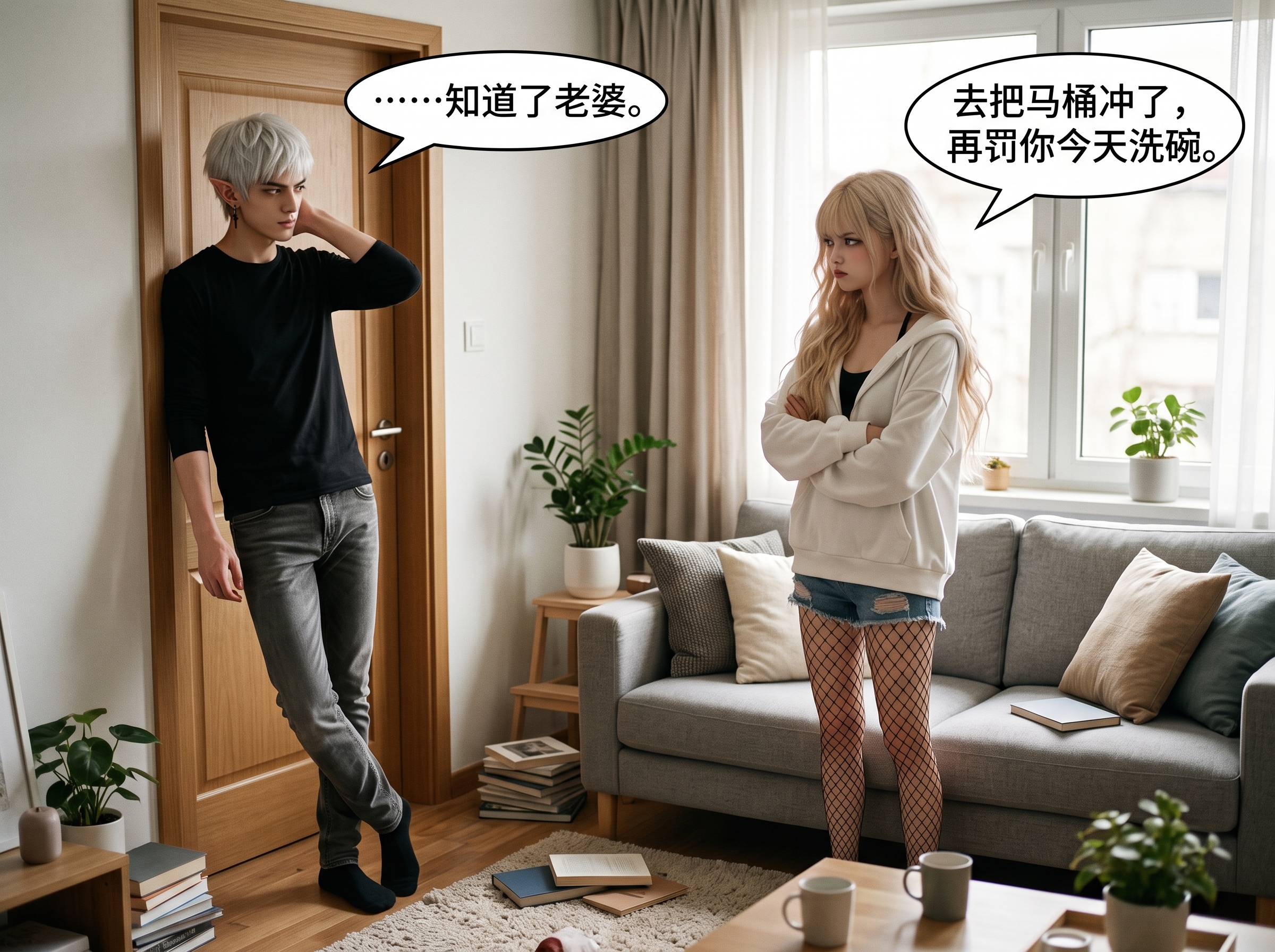 生成夫妻场景图 - 图片创意预览
