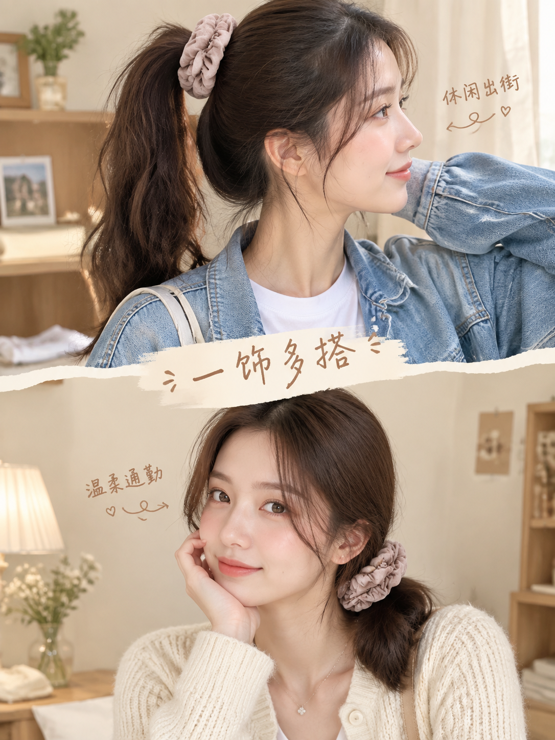 [主图-5] 小红书风格发圈多场景搭配展示图 [统一基调] 小… - 图片创意预览