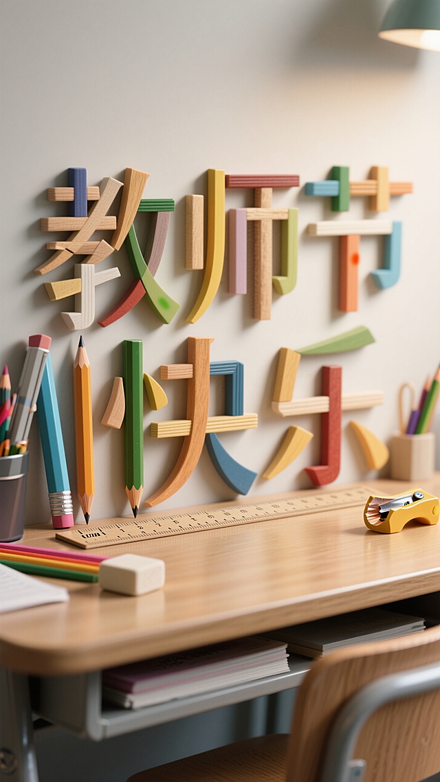 教师节主题字 创意设计