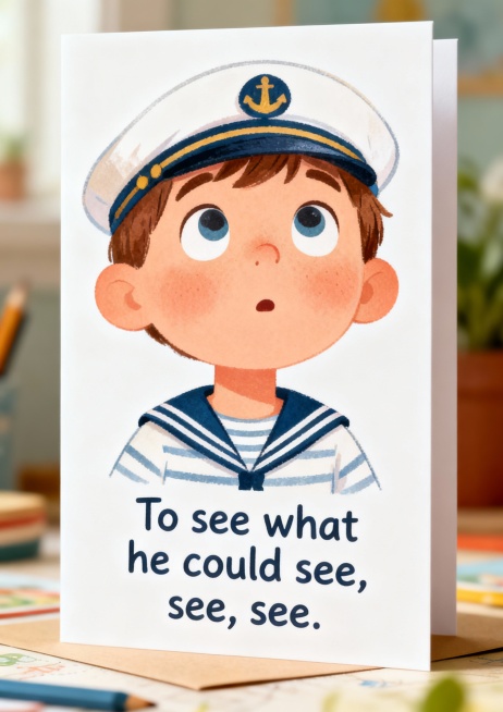A Sailor Went to Sea
A sailor went to sea, sea, sea,
To see what he could see, see, see.
But all tha预览效果