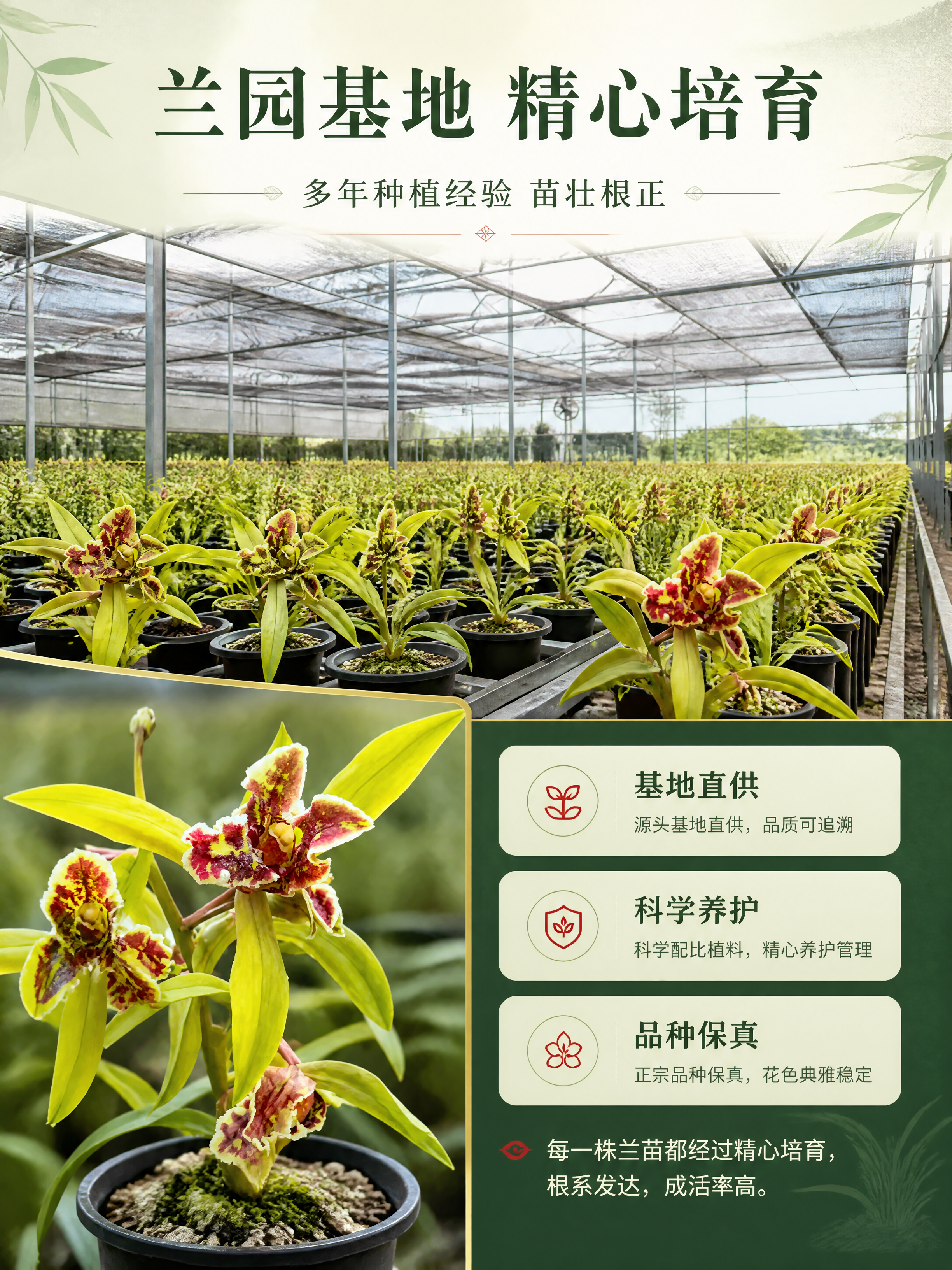 [商品] 使用【图1】大叠彩兰花；保留兰花品种特征、颜色和叶片… - 图片创意预览
