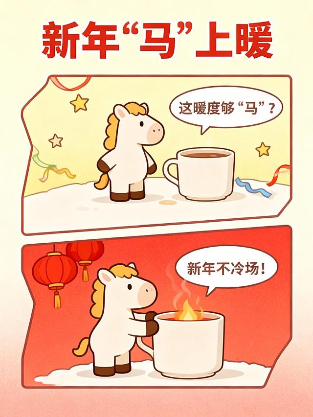 新年‘马’上暖 | 杯子
