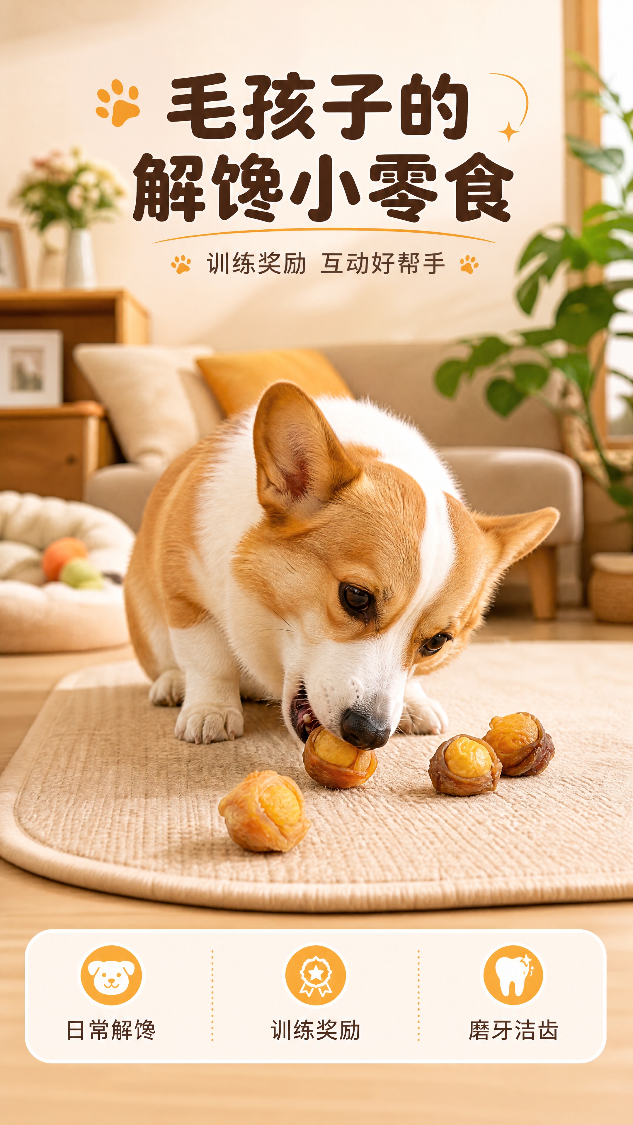 [商品] 使用【图1】中的鸡肉绕蛋黄与鸭肉绕蛋黄宠物零食；保留… - 图片创意预览