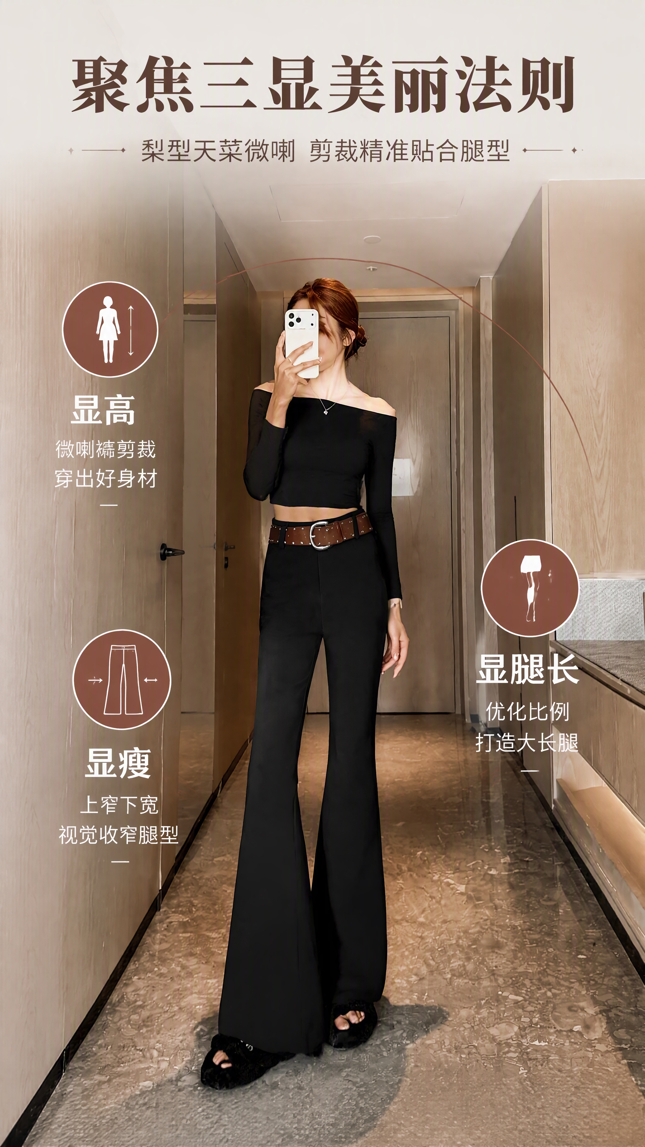 [第2张] 核心卖点总览-三显美丽法则。本张使用【图2】作为模… - 图片创意预览