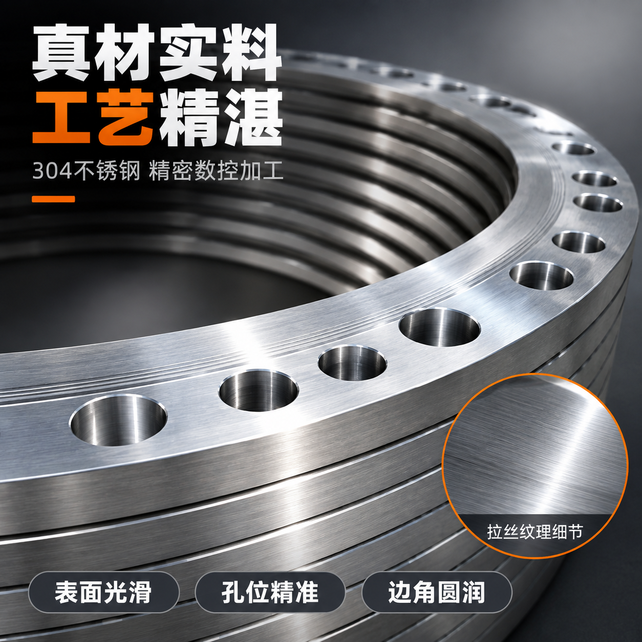 [主图-3] 材质与工艺细节图，任务是证明不锈钢材质可靠、做工… - 图片创意预览