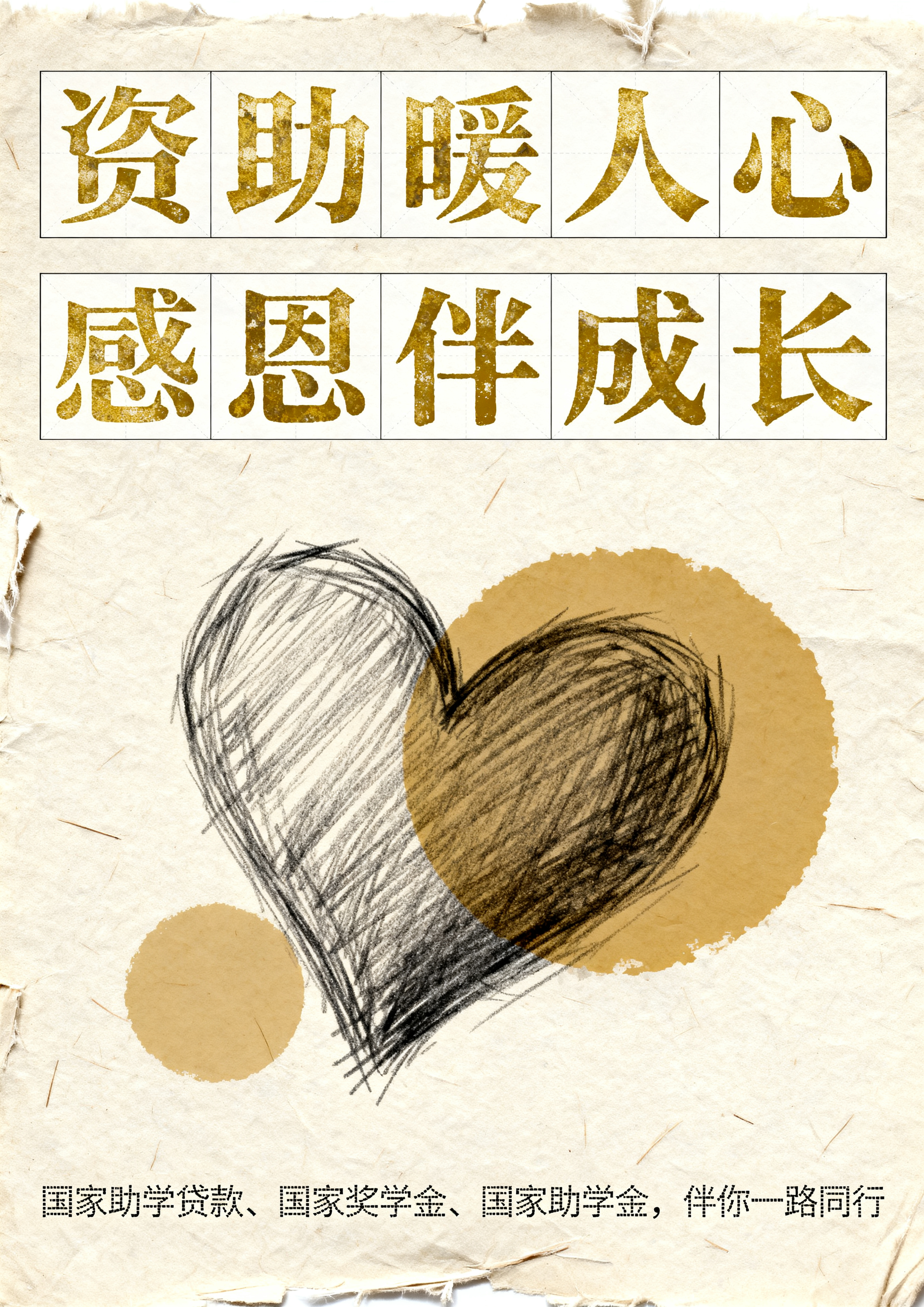 A3竖版海报，模仿丝网印刷错位效果，淡米色天然纸张背景，带纸张… - 图片创意预览