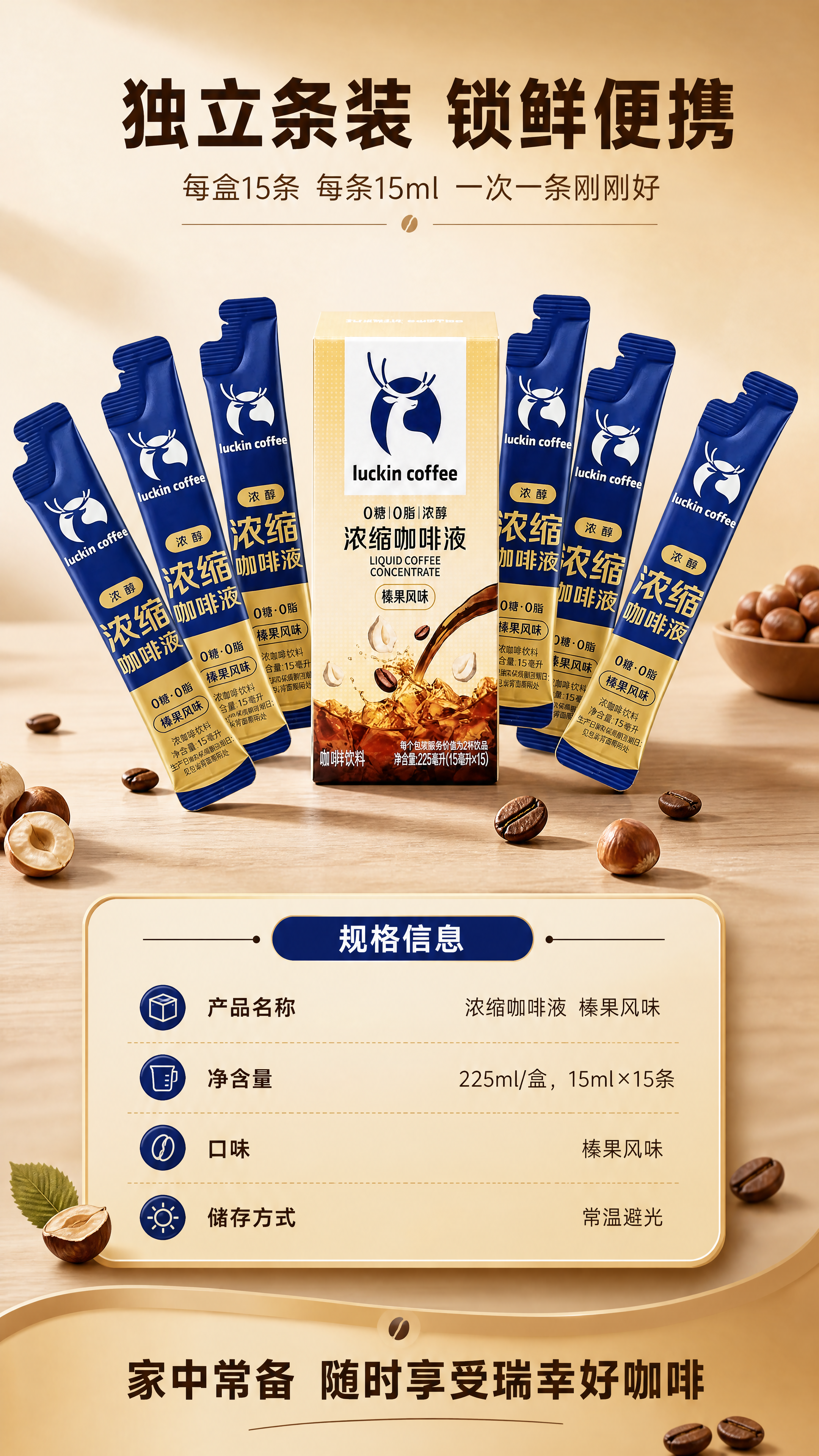 [商品] 使用【图1】瑞幸咖啡浓缩咖啡液外盒与【图2】独立条装… - 图片创意预览