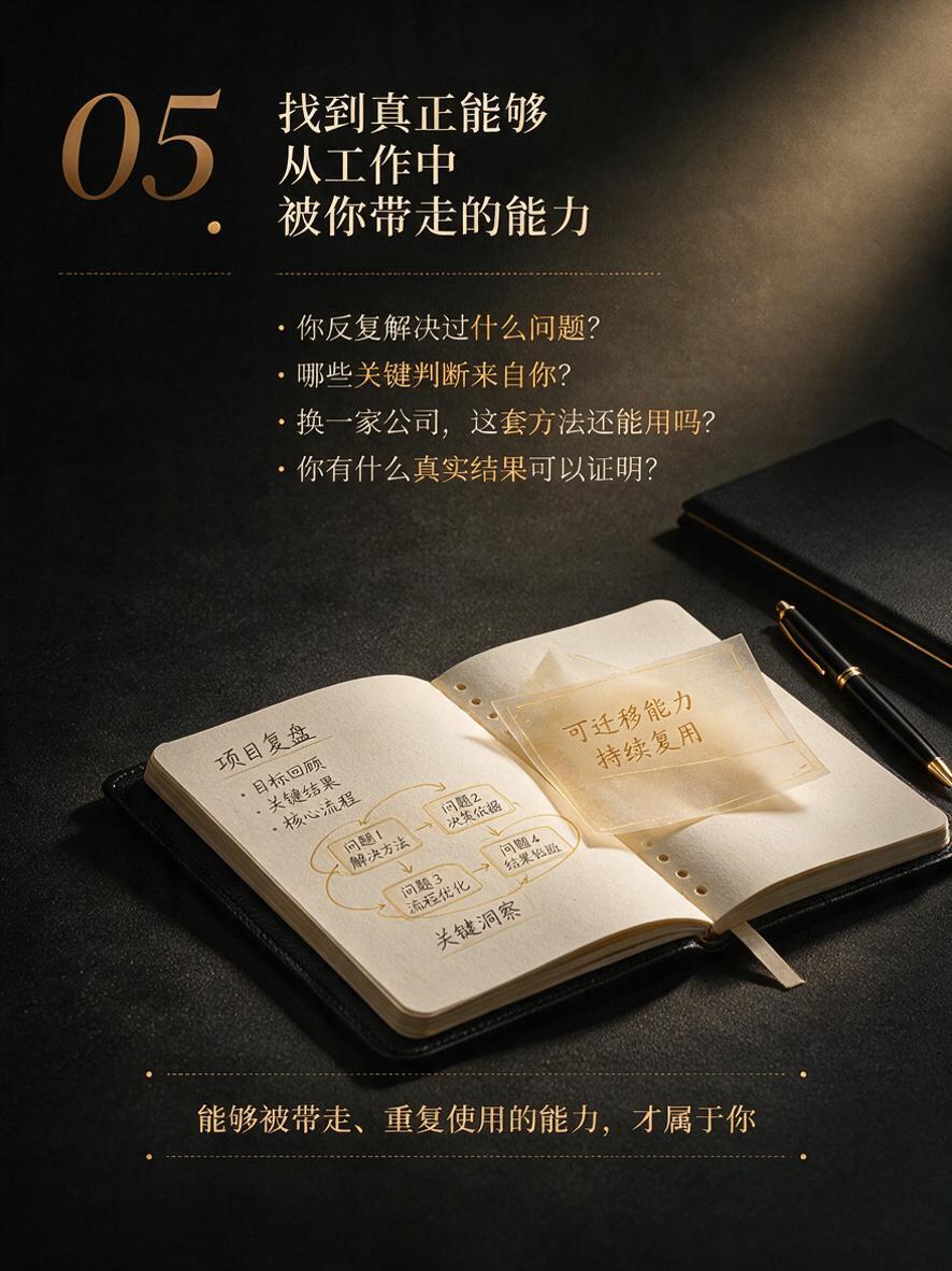 小红书图文第5页，尺寸1080×1440，深黑暖金商业杂志风，… - 图片创意预览