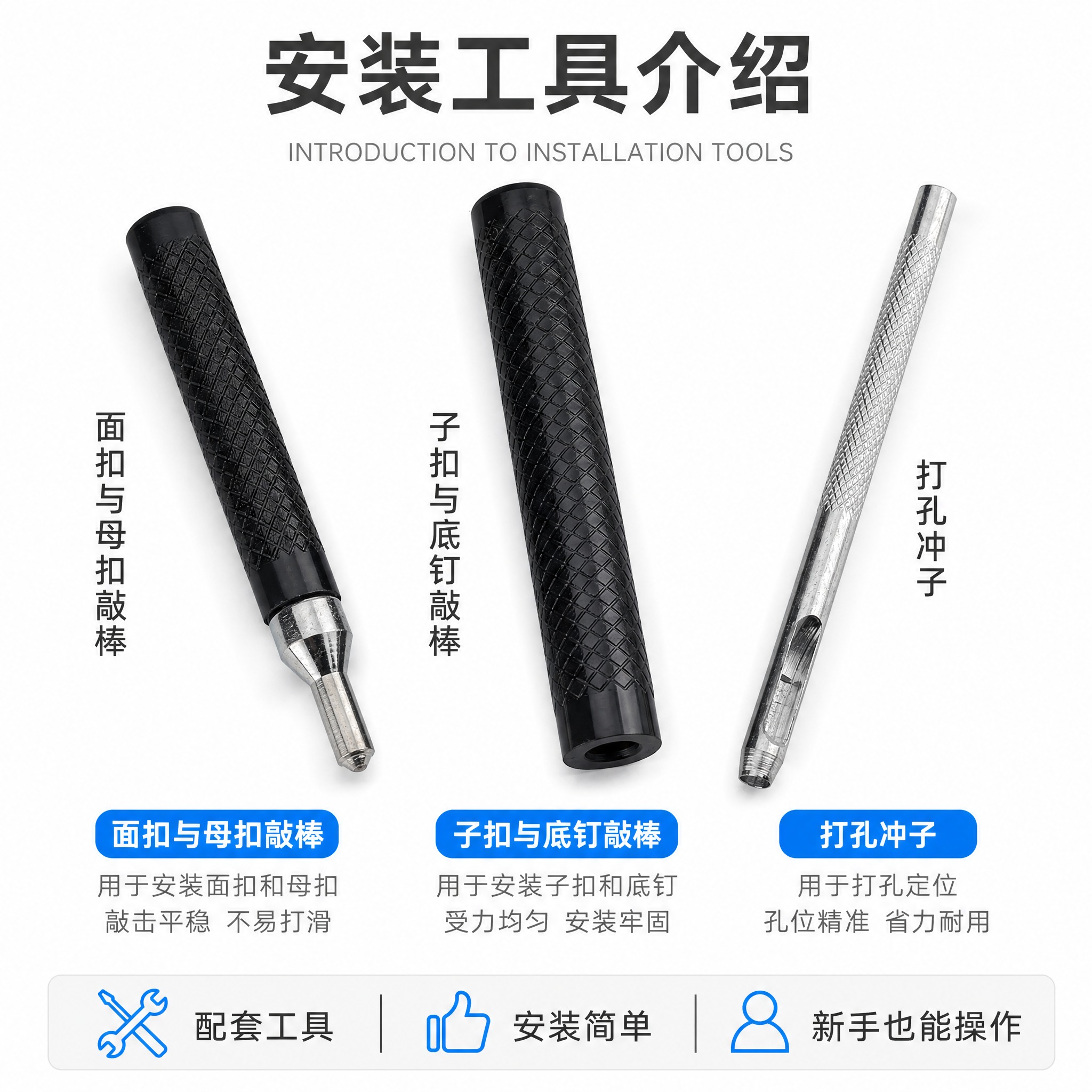 [主图-7] 831型金属四合扣 安装工具详细介绍图。 [统一… - 图片创意预览