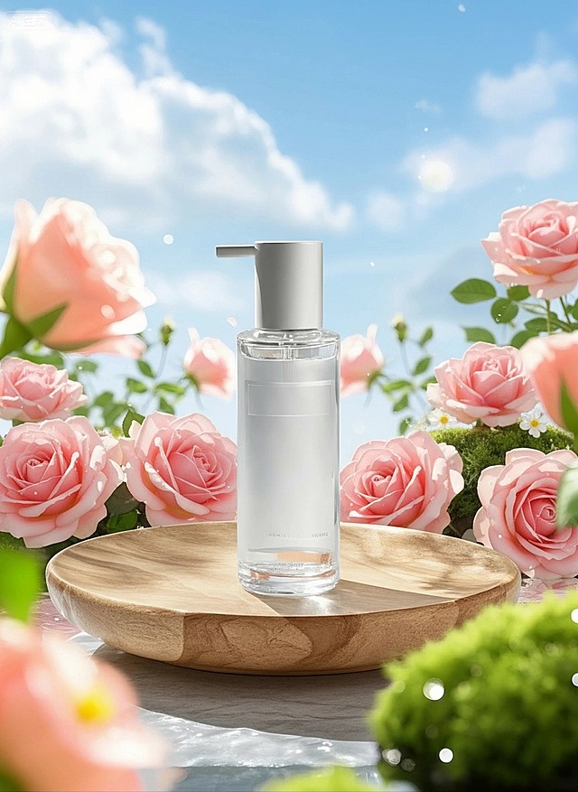 参考图2配色和花朵元素，改变图1