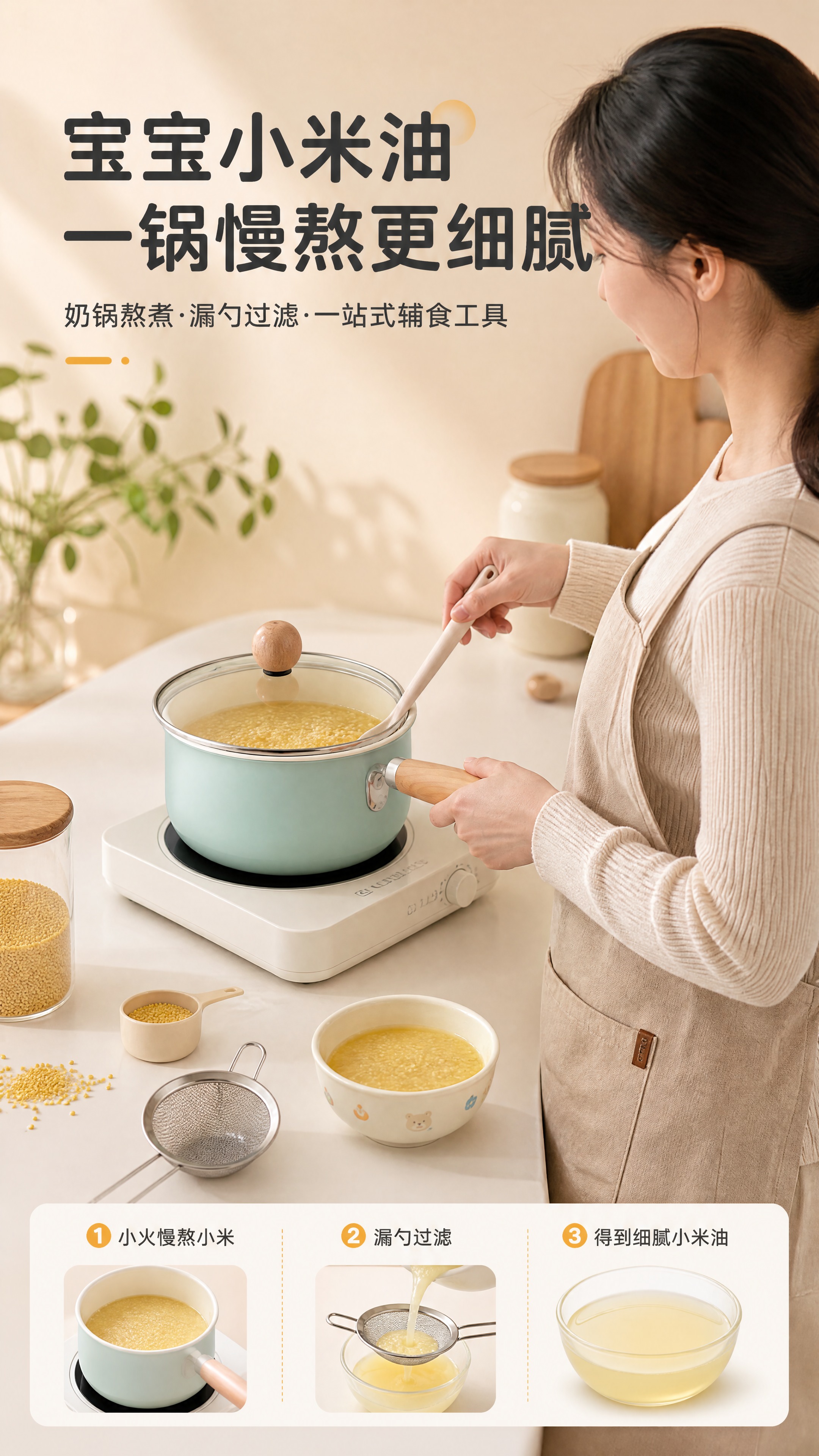 [商品] 使用【图3】【图5】薄荷绿钛瓷奶锅（带玻璃盖）；保留… - 图片创意预览