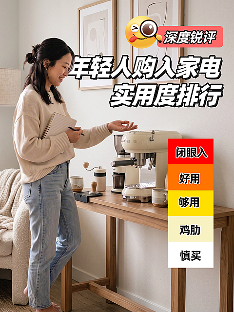 家电排行避坑指南小红书封面配图
