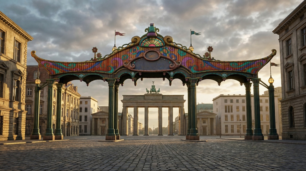 根据图片，生成现实中的正面视角型材材质大门样式，大门正面视角完整展现完美光影，超广角，构图层次丰富，超宽画幅，超现实，辛烷值渲染，完美光影，电影质感，高清预览效果