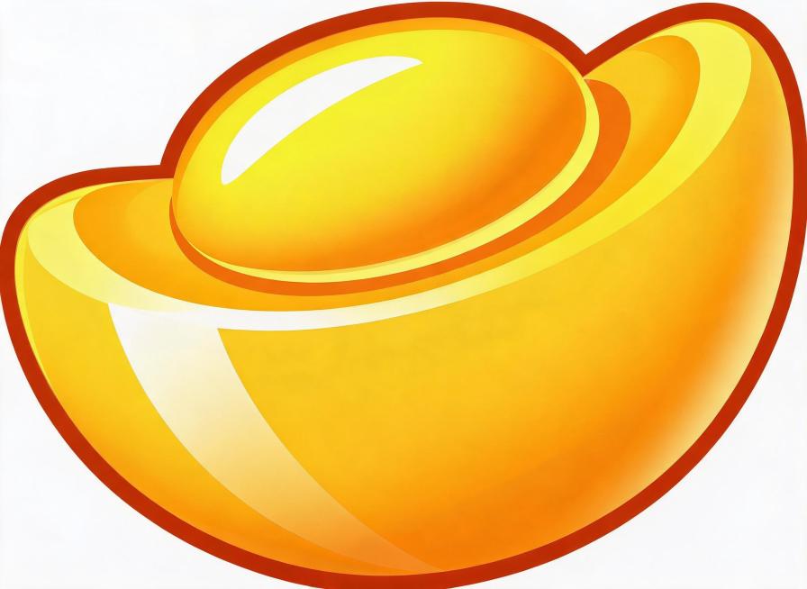 将金元宝图标变清晰，保持原有设计和样式，高清化处理预览效果