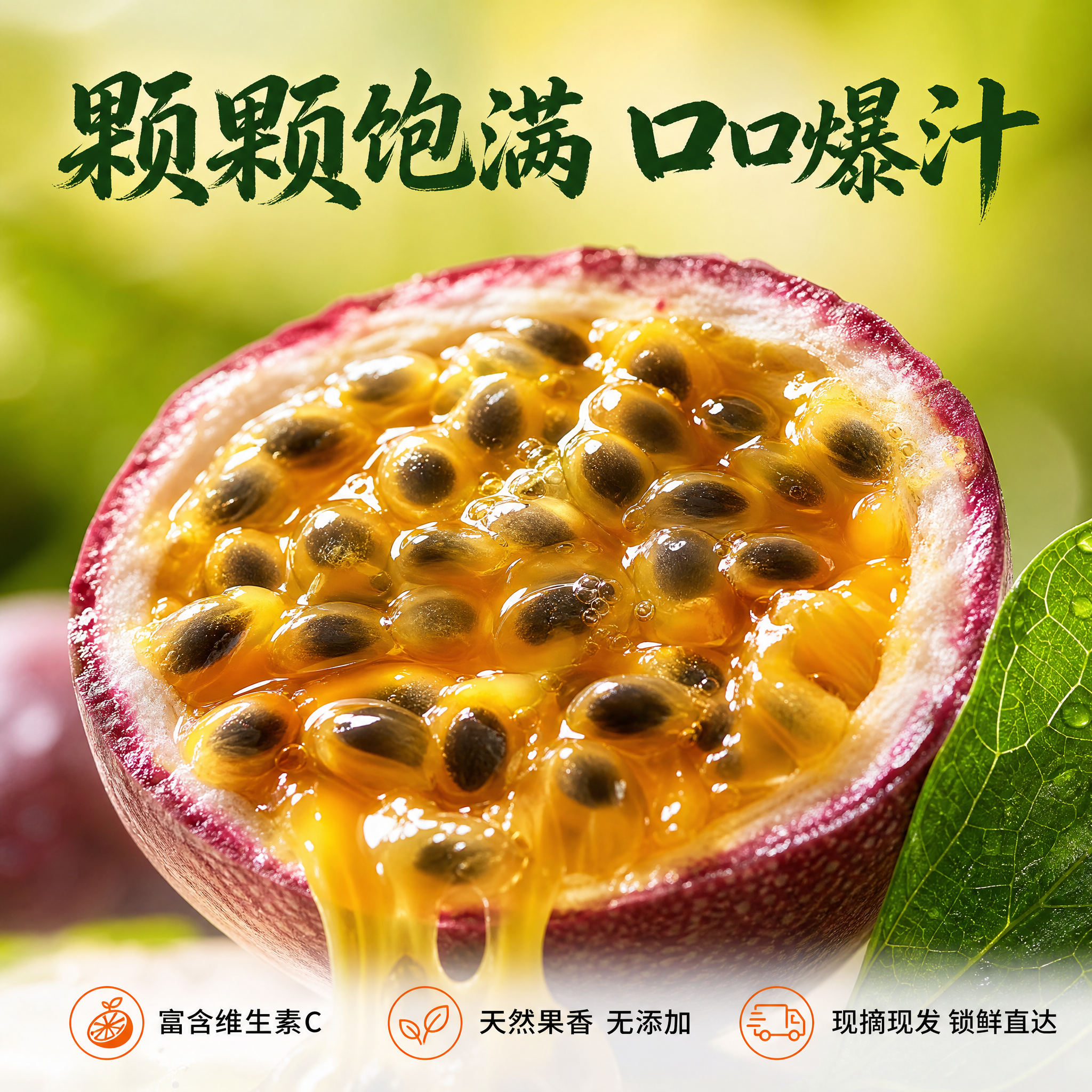 [主图-3] 细节微距与成分 从江百香果微观种草图。 [统一基… - 图片创意预览