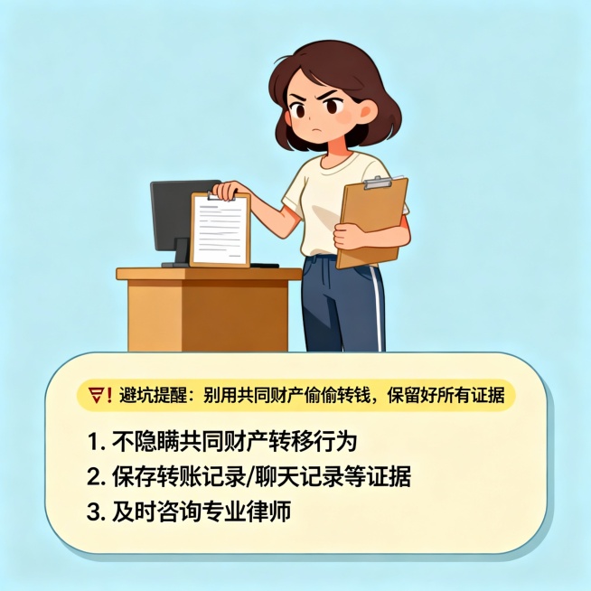 帮我把下面的文案生成3-4张图片，用于发送图文笔记二婚宝妈的隐秘焦虑：想悄悄给亲生孩子留笔钱当保障，又怕配偶知道后闹矛盾、伤感情？
更怕操作不当，反而变成“转移夫妻共同财产”，吃力不讨好！
作为宝妈律预览效果