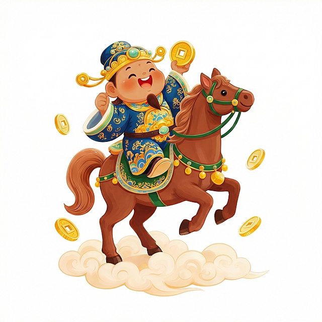 将人物和马的颜色都换一下