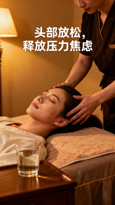 生成50张上门养生按摩图片，不要生成卡通的图片，可以加入一些文字预览效果