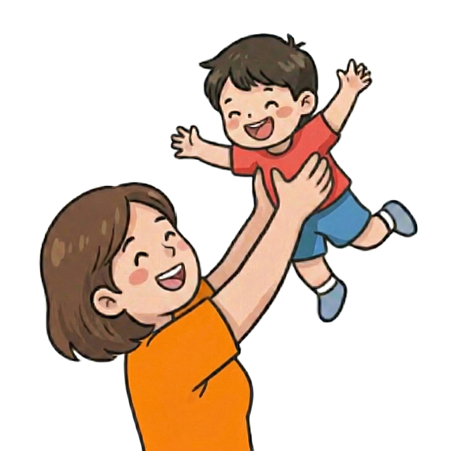 小孩的裤子颜色换成蓝色