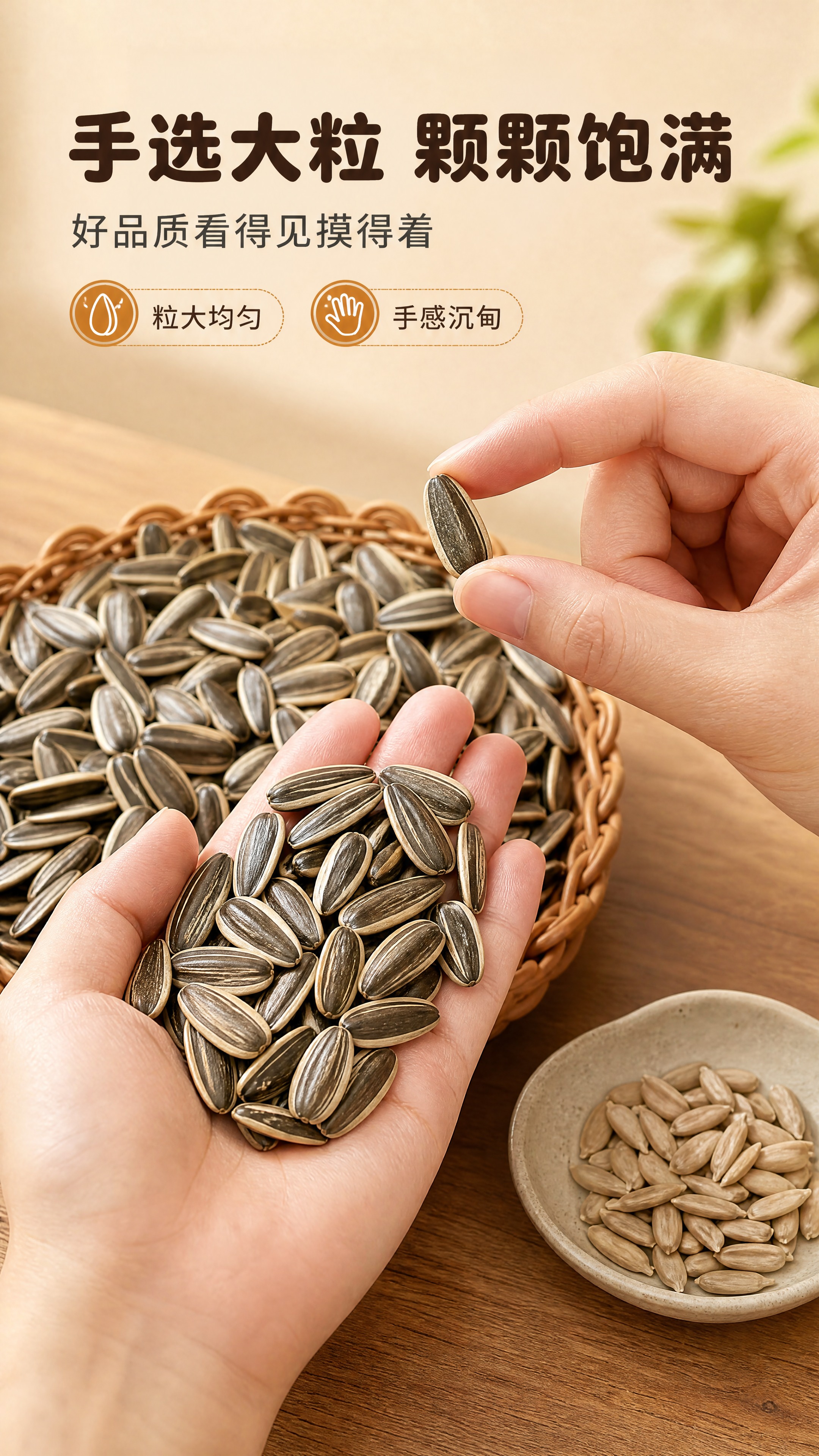 [商品] 使用【图1】生葵花籽（生瓜子）；保留瓜子外壳条纹、形… - 图片创意预览
