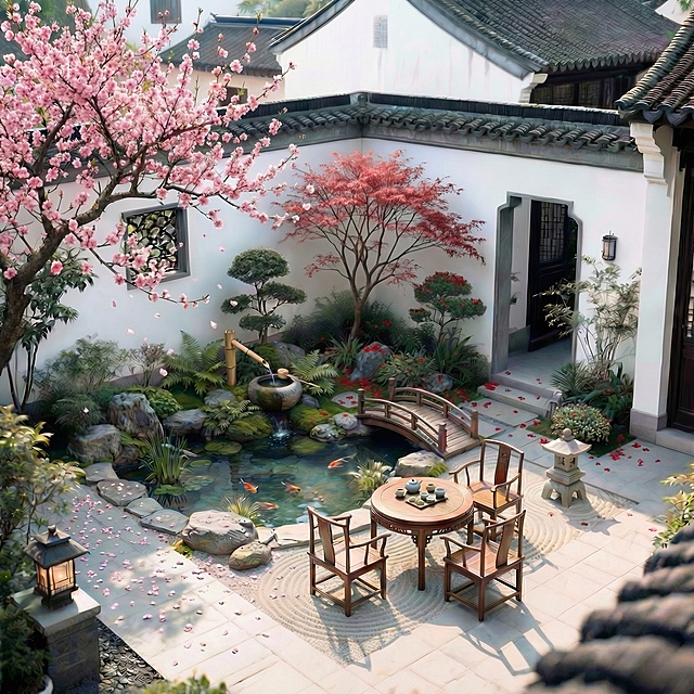 红枫的叶子有点密实，在疏稀一点，稳一点