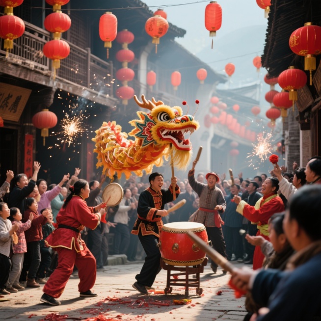生成4张以上与家乡主题相关的宣传图片（如风景、人文、未来想象图等）。每张图片需注明生成所用的提示词，并附简短设计说明，要真实图片预览效果