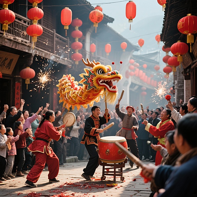 生成4张以上与家乡主题相关的宣传图片（如风景、人文、未来想象图等）。每张图片需注明生成所用的提示词，并附简短设计说明，要真实图片