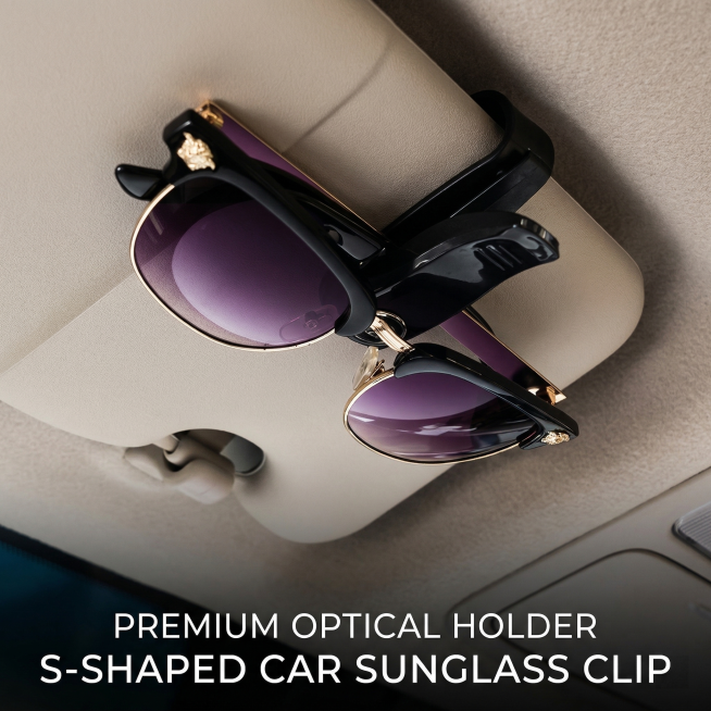 Product photography, keep the S-shaped car glasses clip main structure unchanged, keep the product s预览效果