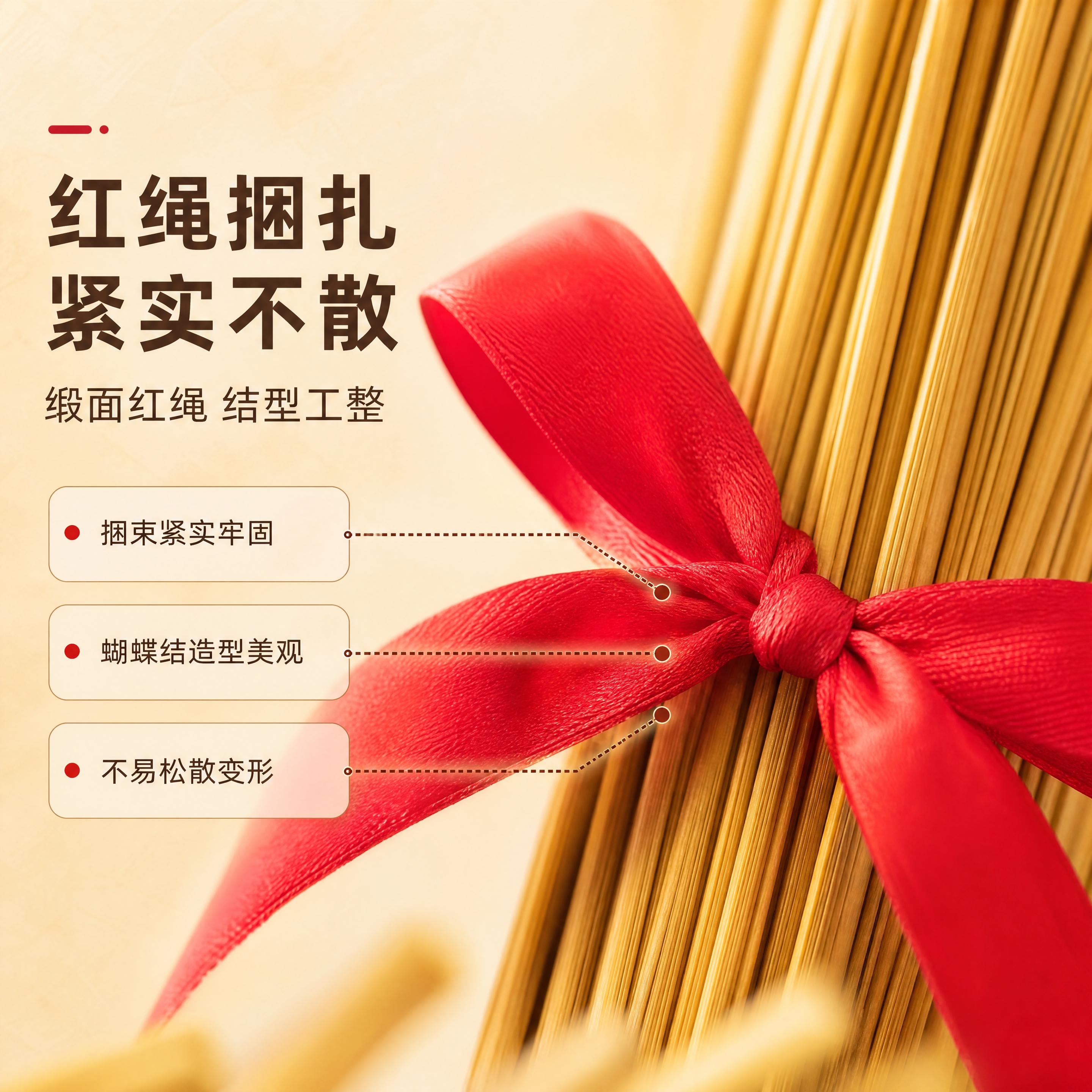 [商品] 使用【图1】去尾稻草捆红绳装饰捆；保留红绳蝴蝶结造型… - 图片创意预览